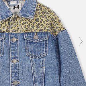 ISO Emmy trucker jacket 3/4 leopard